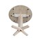 International Concepts 42 in Round Drop Leaf Counter Height Dining Table with 4 Stools in Unfinished - 5 Piece Set K-42DPT-23B-S6162-4 - alternate 4